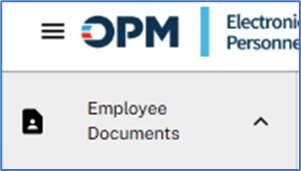 Left navigation menu showing the Employee Documents option.