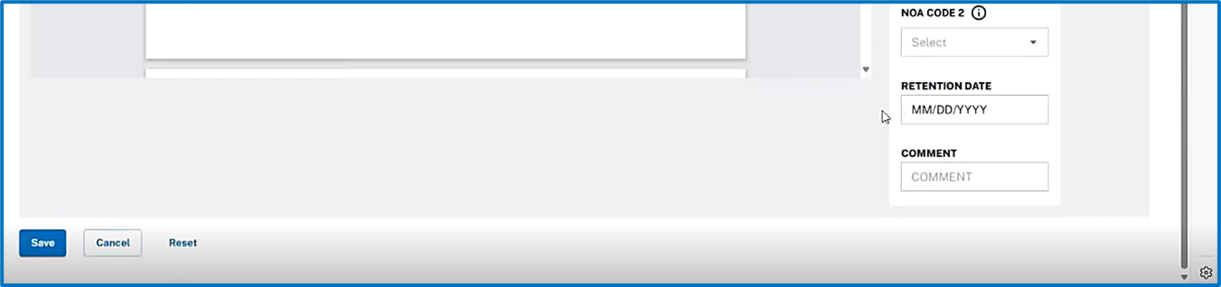 Lower portion of the document preview window with the Save button in the lower left corner.